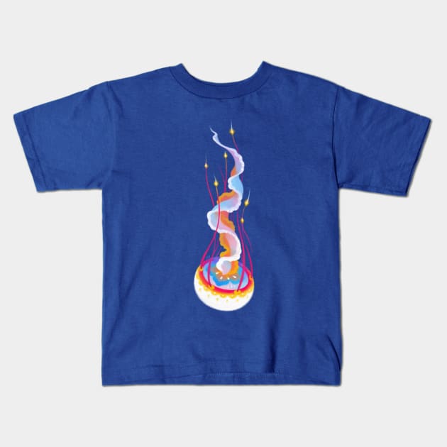 Jellyfish 1 Kids T-Shirt by pikaole